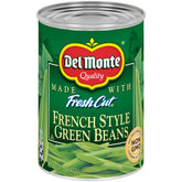 DEL MONTE BLUE LAKE French Style Green Beans, Canned Vegetables, 14.5 oz Can